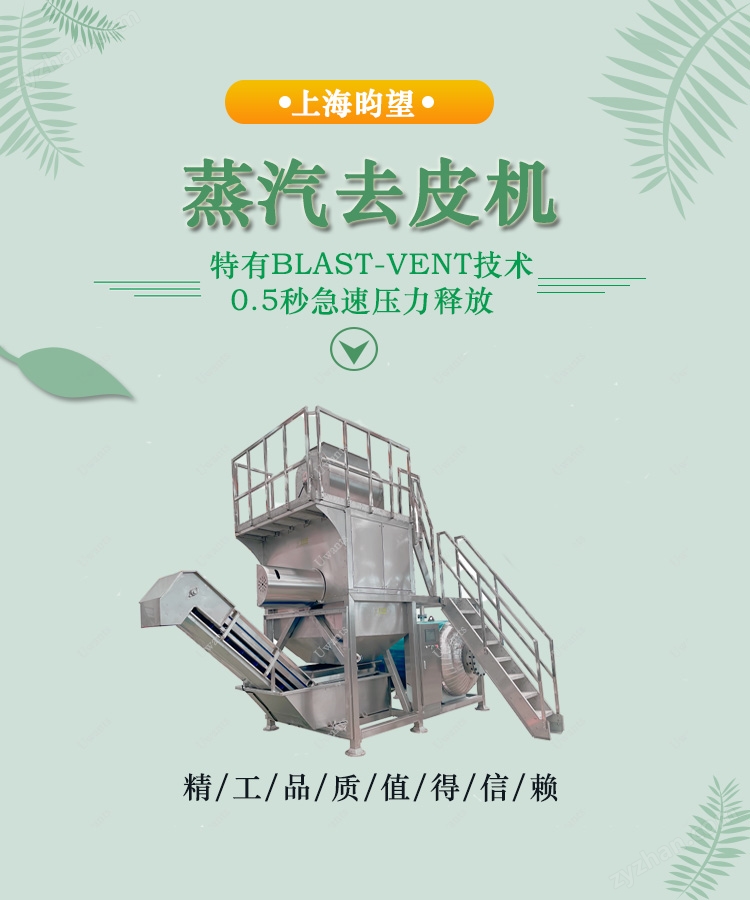 昀望全自動大棗蒸汽去皮機