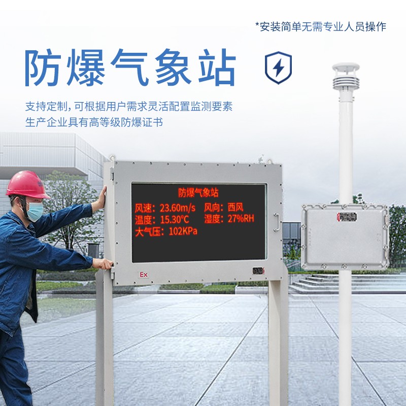 防爆工業(yè)小型氣象站